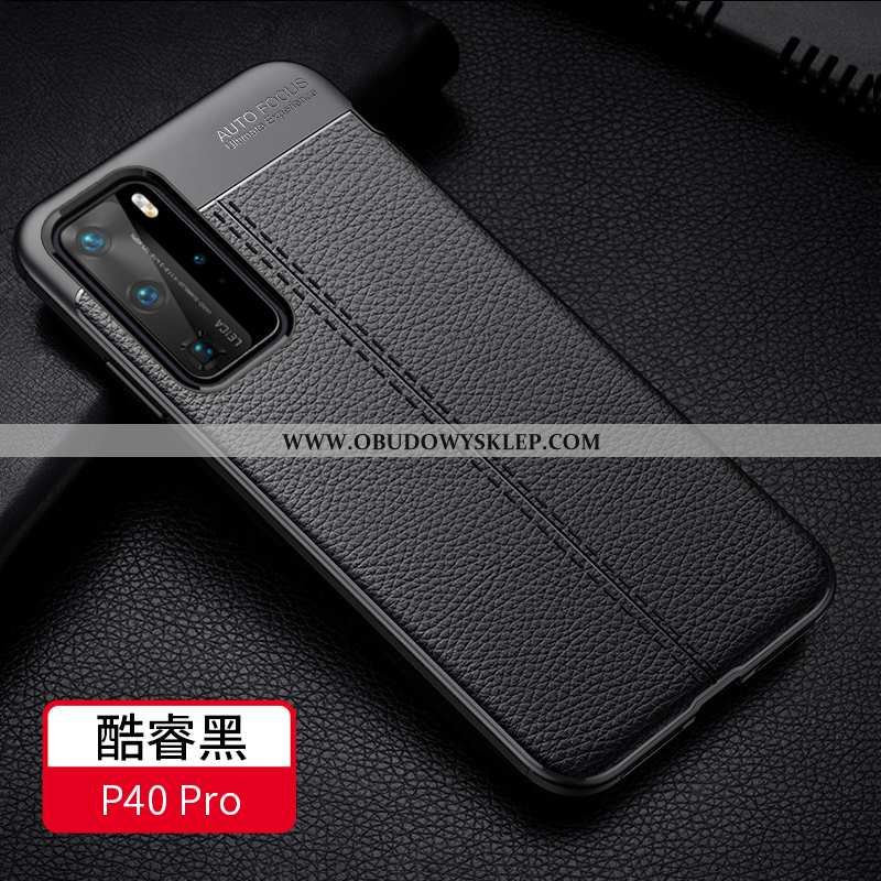 Pokrowce Huawei P40 Pro Silikonowe Futerał Anti-fall, Obudowa Huawei P40 Pro Ochraniacz Trendy Czarn