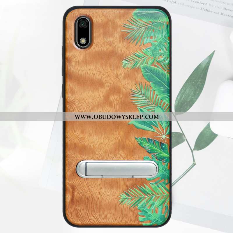 Pokrowce Huawei Y5 2020 Wzór All Inclusive Wspornik, Obudowa Huawei Y5 2020 Drewniany 2020 Niebieska