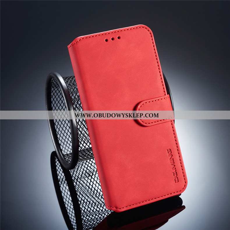 Pokrowce Huawei Y6 2020 Skórzane Etui Wspornik Żółty, Obudowa Huawei Y6 2020 Moda Miękki Żółta