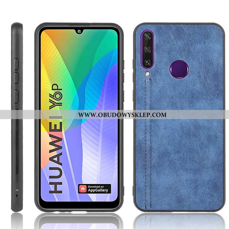 Pokrowce Huawei Y6p Ochraniacz Telefon Komórkowy Futerał, Obudowa Huawei Y6p Skóra All Inclusive Żół