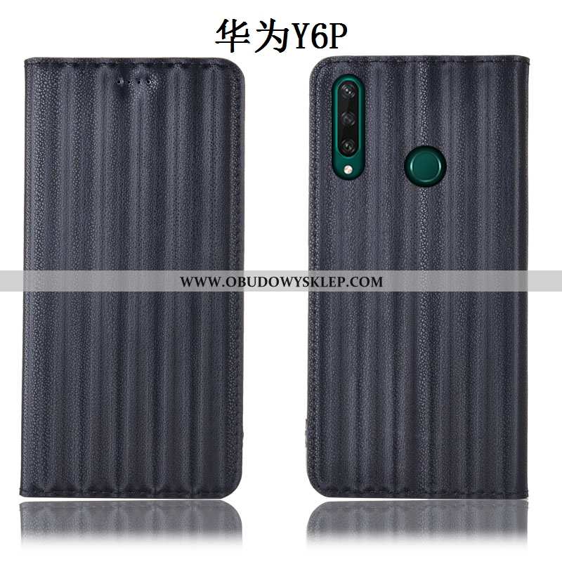 Pokrowce Huawei Y6p Wzór Purpurowy Futerał, Obudowa Huawei Y6p Ochraniacz Anti-fall Fioletowy