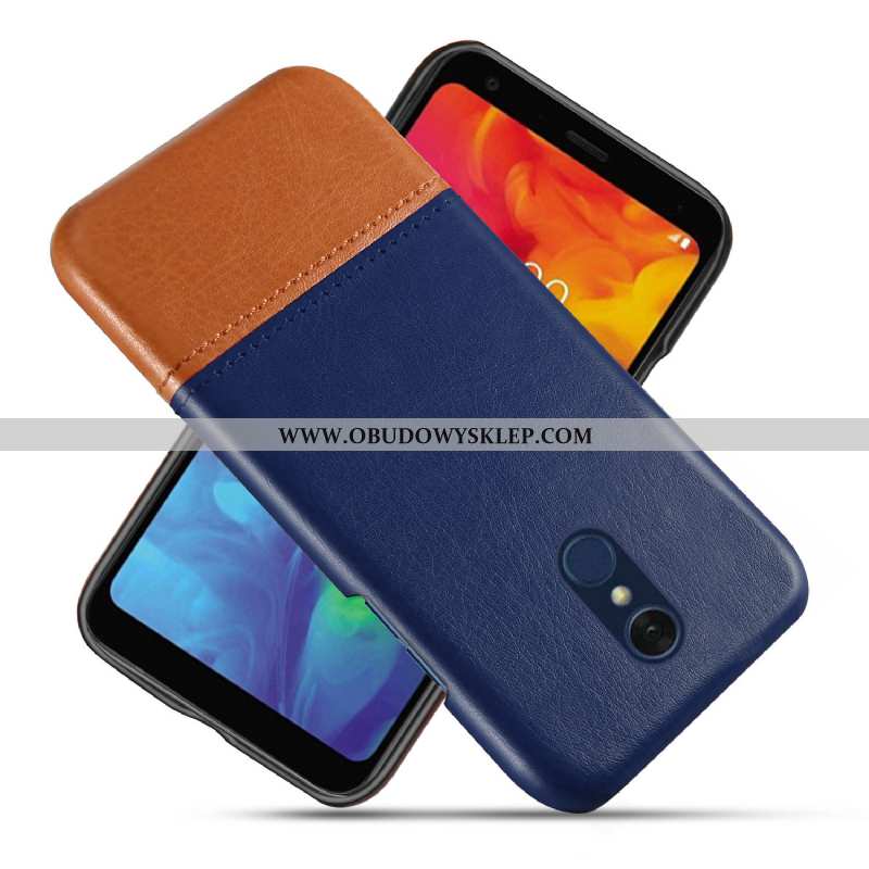 Pokrowce Lg Q7 Skóra Szycie Futerał, Obudowa Lg Q7 Super Etui Czerwona