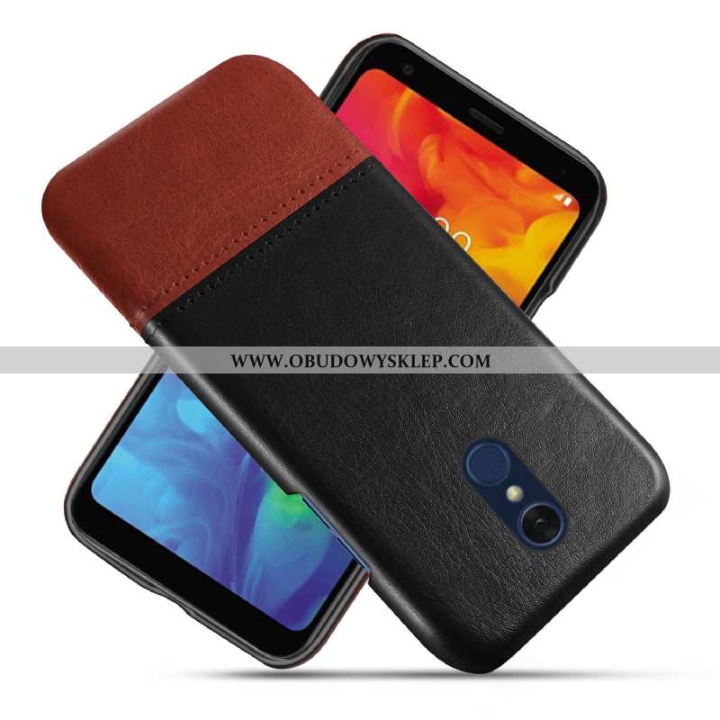 Pokrowce Lg Q7 Skóra Szycie Futerał, Obudowa Lg Q7 Super Etui Czerwona