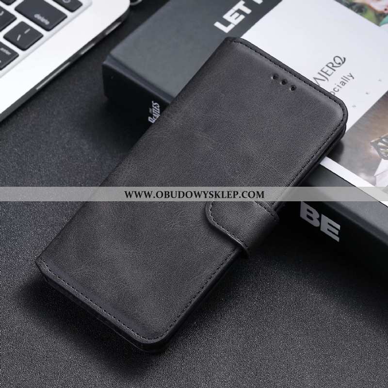 Pokrowce Moto G8 Power Lite Skórzane Etui Niebieski Pakiet Kart, Obudowa Moto G8 Power Lite Telefon 