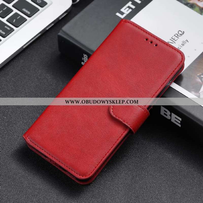 Pokrowce Moto G8 Power Lite Skórzane Etui Niebieski Pakiet Kart, Obudowa Moto G8 Power Lite Telefon 