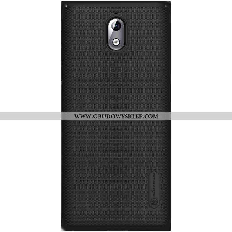 Pokrowce Nokia 3.1 Nubuku Telefon Komórkowy Anti-fall, Obudowa Nokia 3.1 Ochraniacz Futerał Czarna