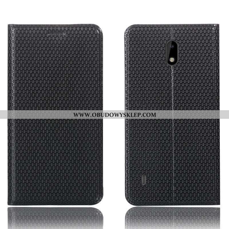 Pokrowce Nokia 3.1 Wzór Telefon Komórkowy Prawdziwa Skóra, Obudowa Nokia 3.1 Ochraniacz Etui Brązowe