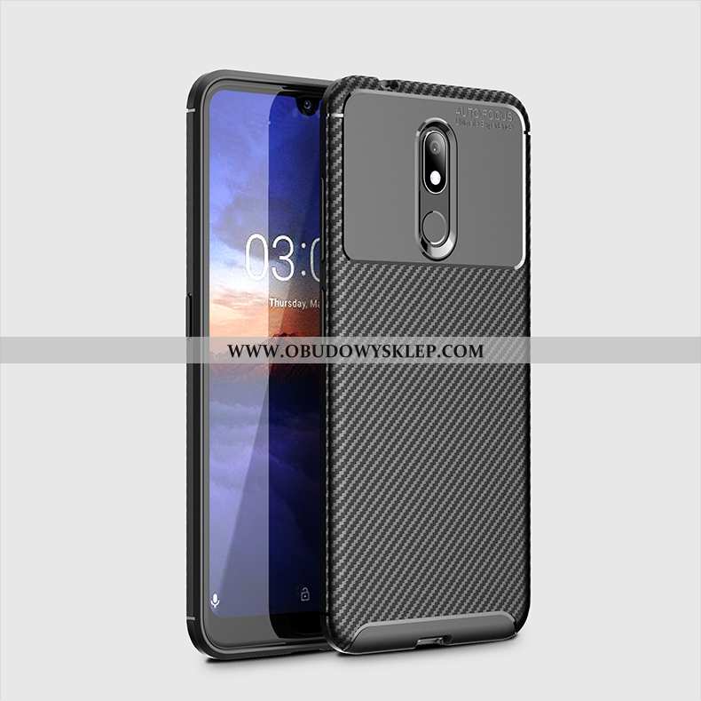 Pokrowce Nokia 3.2 Silikonowe Telefon Komórkowy Proste, Obudowa Nokia 3.2 Ochraniacz Włókno Niebiesk
