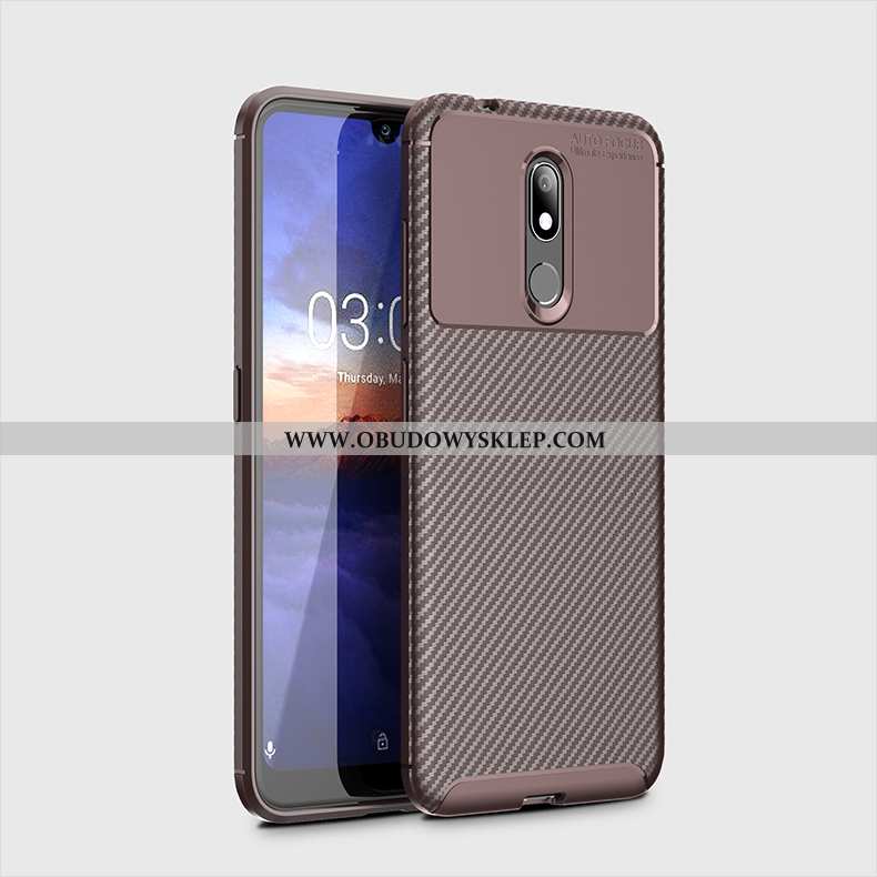 Pokrowce Nokia 3.2 Silikonowe Telefon Komórkowy Proste, Obudowa Nokia 3.2 Ochraniacz Włókno Niebiesk