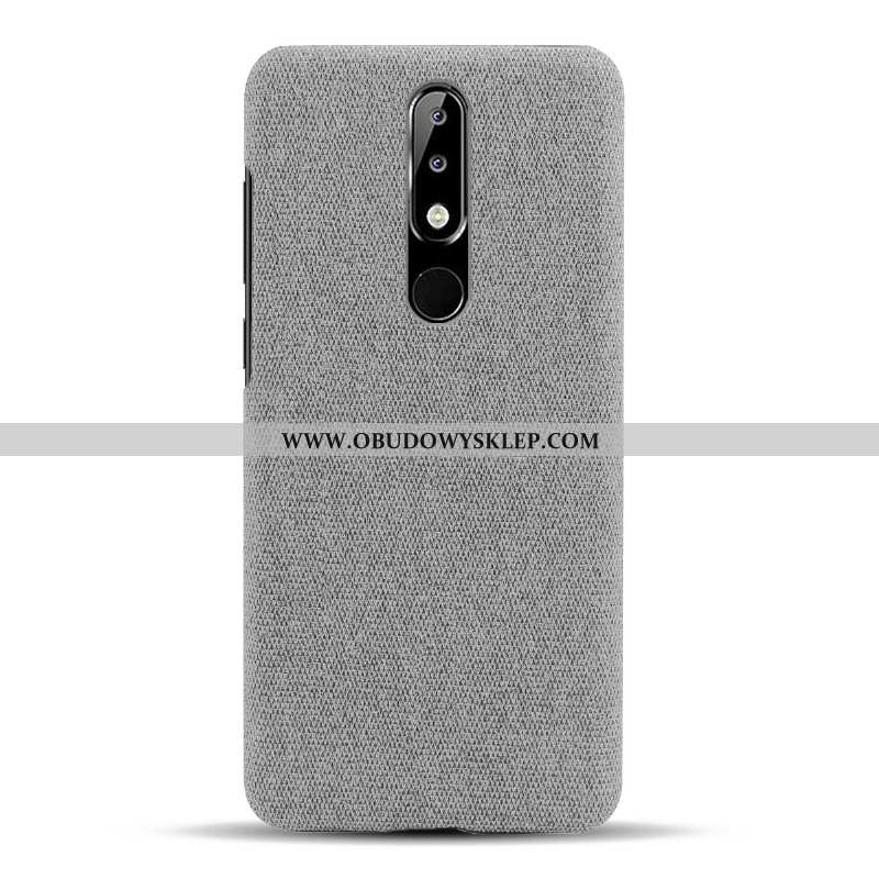 Pokrowce Nokia 5.1 Plus Ochraniacz Płótno Futerał, Obudowa Nokia 5.1 Plus Cienkie Czerwony Czerwona