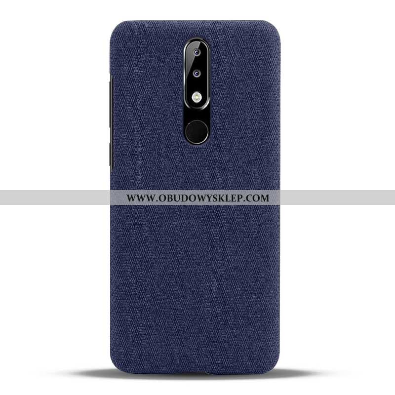 Pokrowce Nokia 5.1 Plus Ochraniacz Płótno Futerał, Obudowa Nokia 5.1 Plus Cienkie Czerwony Czerwona