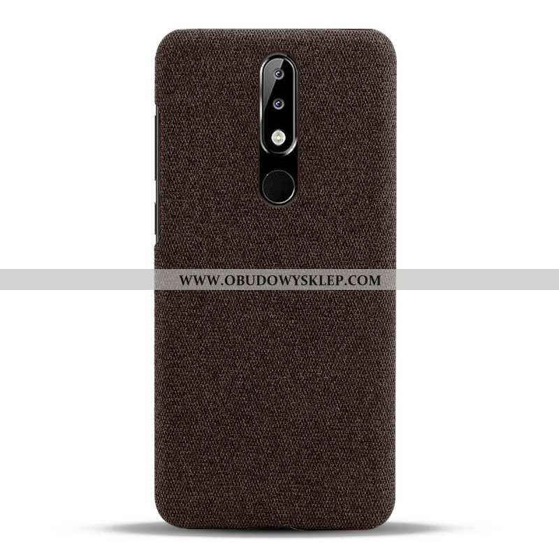 Pokrowce Nokia 5.1 Plus Ochraniacz Płótno Futerał, Obudowa Nokia 5.1 Plus Cienkie Czerwony Czerwona