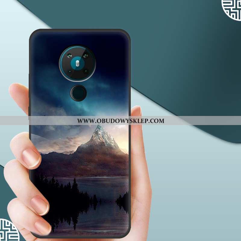 Pokrowce Nokia 5.3 Trendy Telefon Komórkowy Niebieski, Obudowa Nokia 5.3 Silikonowe Futerał Niebiesk