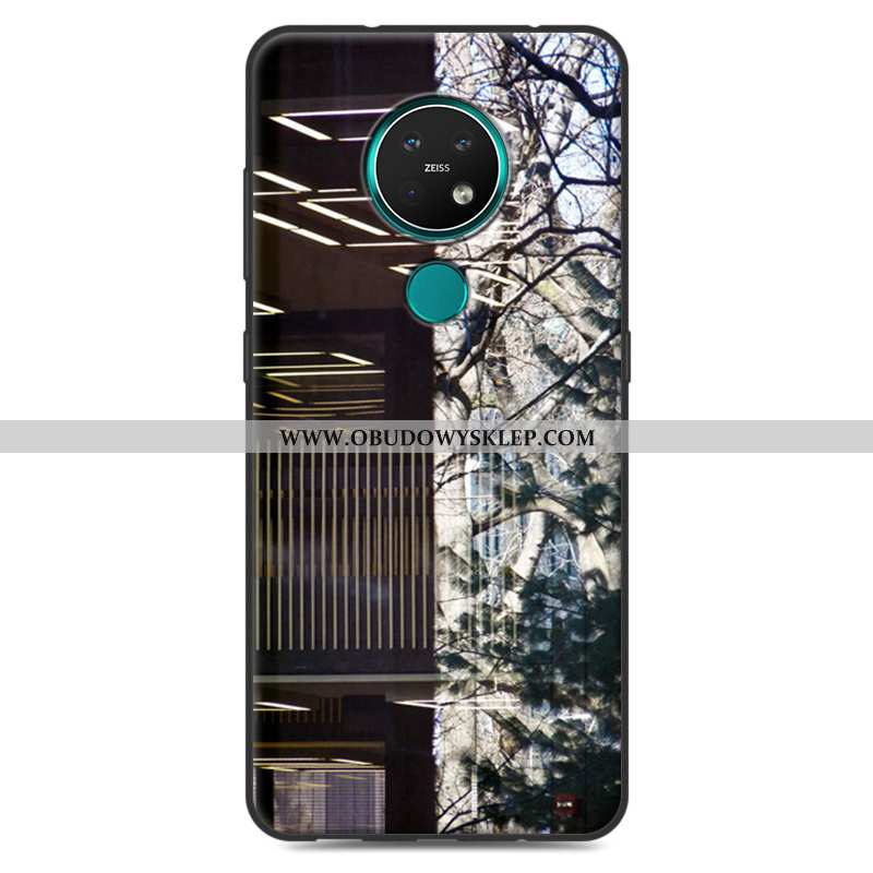 Pokrowce Nokia 7.2 Kreatywne Różowe Miękki, Obudowa Nokia 7.2 Vintage Nubuku Rozowa