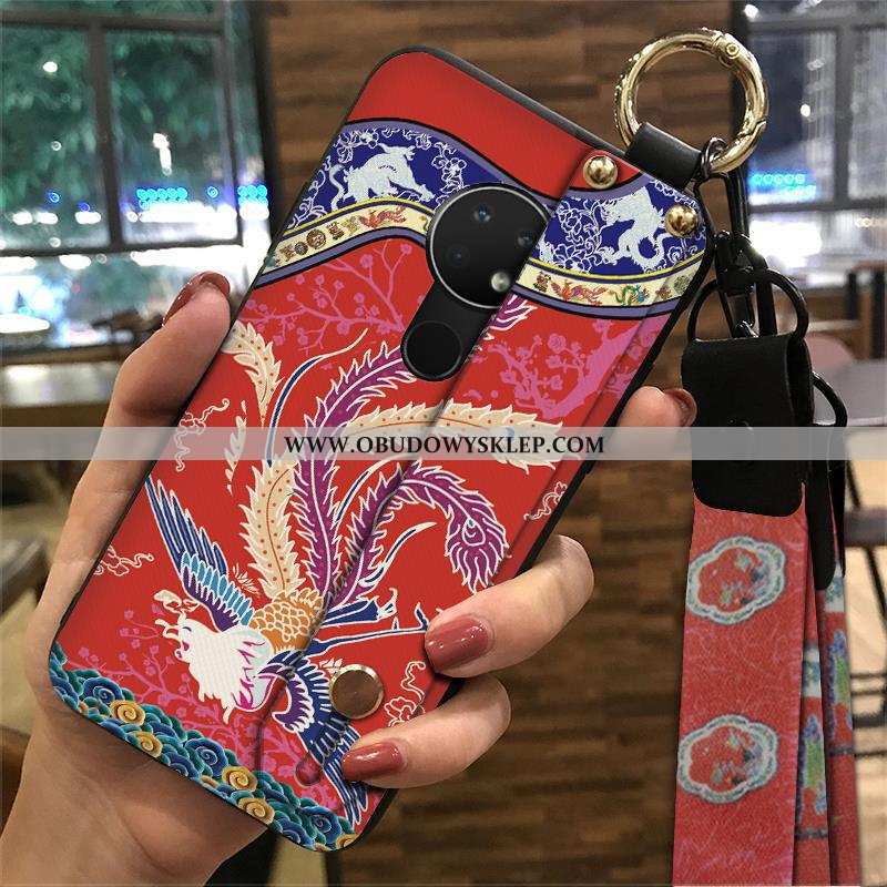 Pokrowce Nokia 7.2 Wiszące Ozdoby Ochraniacz Futerał, Obudowa Nokia 7.2 Trendy Wspornik Rozowa