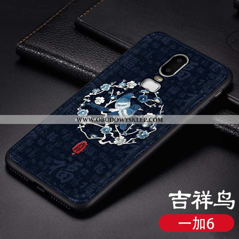 Pokrowce Oneplus 6 Ochraniacz Etui Czarny, Obudowa Oneplus 6 Osobowość Anti-fall Czarna