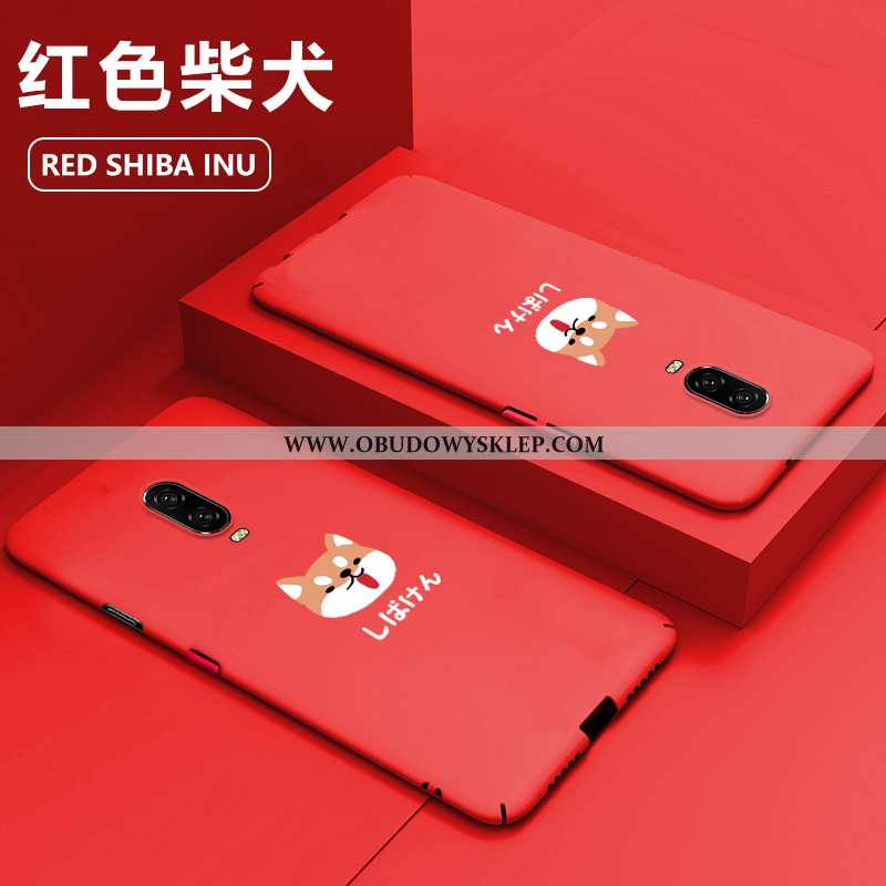 Pokrowce Oneplus 6t Super Nubuku Etui, Obudowa Oneplus 6t Cienkie All Inclusive Czerwona