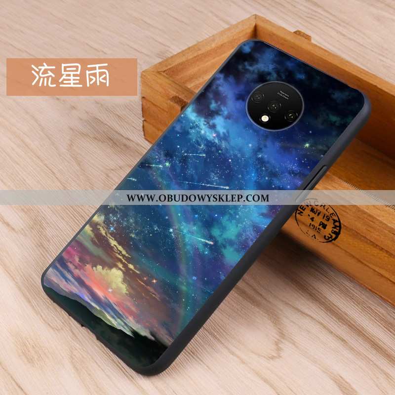 Pokrowce Oneplus 7t Ochraniacz Miękki Anti-fall, Obudowa Oneplus 7t Nubuku Silikonowe Czerwona