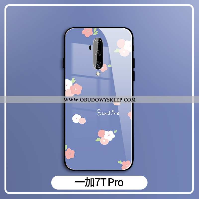 Pokrowce Oneplus 7t Pro Szkło Jasny Osobowość, Obudowa Oneplus 7t Pro Moda Niebieski Niebieska