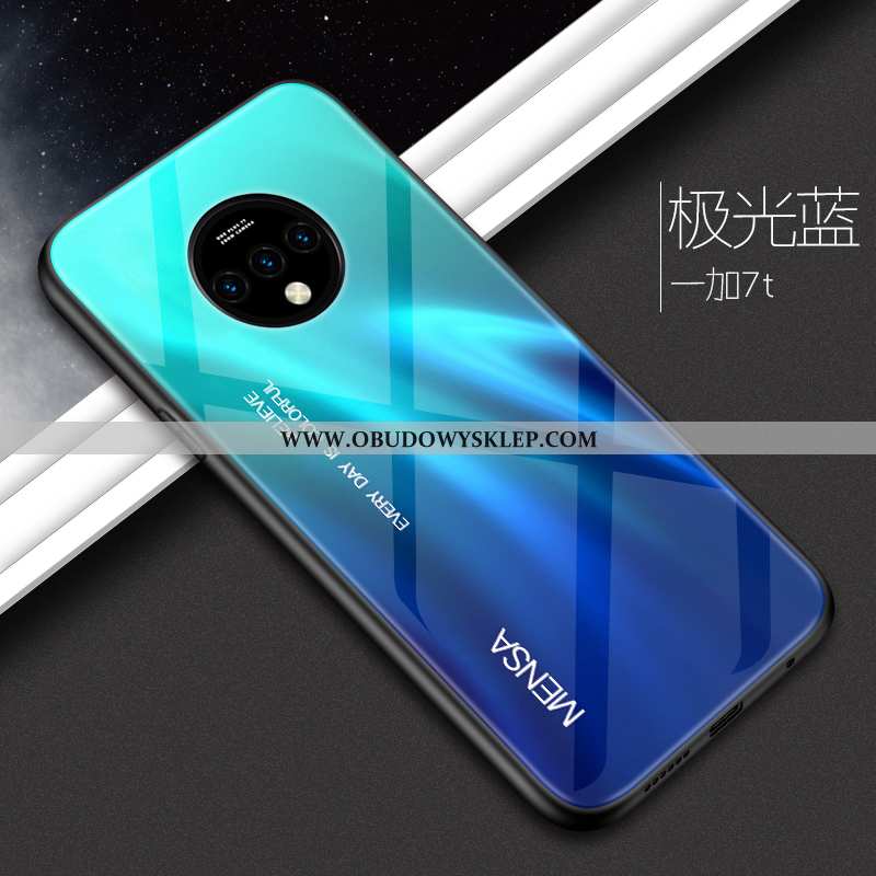 Pokrowce Oneplus 7t Szkło Anti-fall Telefon Komórkowy, Obudowa Oneplus 7t Osobowość Etui Czerwona