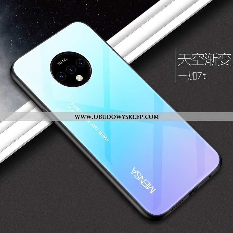 Pokrowce Oneplus 7t Szkło Anti-fall Telefon Komórkowy, Obudowa Oneplus 7t Osobowość Etui Czerwona