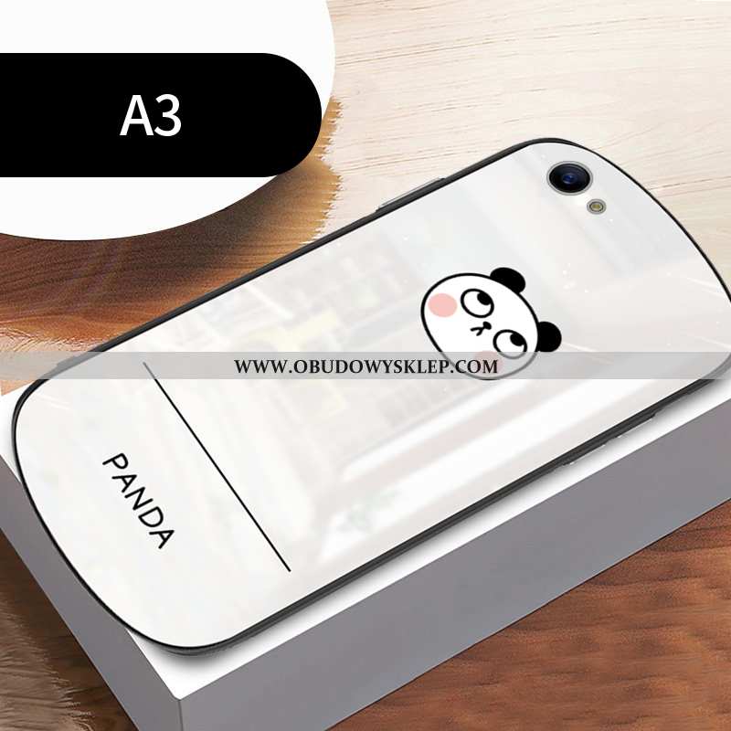 Pokrowce Oppo A3 Szkło Silikonowe All Inclusive, Obudowa Oppo A3 Osobowość Biały Biała
