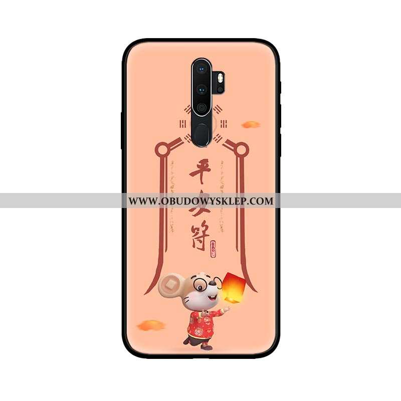 Pokrowce Oppo A5 2020 Nubuku Żółty Zakochani, Obudowa Oppo A5 2020 Szkło Telefon Komórkowy Żółta