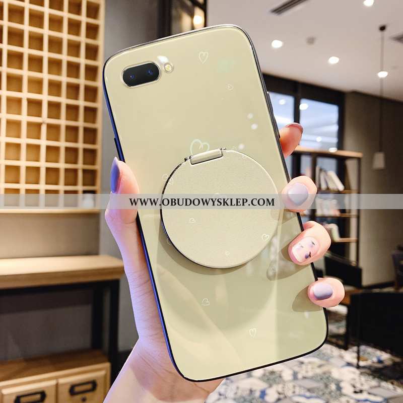 Pokrowce Oppo Ax5 Szkło Proste Ochraniacz, Obudowa Oppo Ax5 Osobowość Kosmetyczka Beżowa