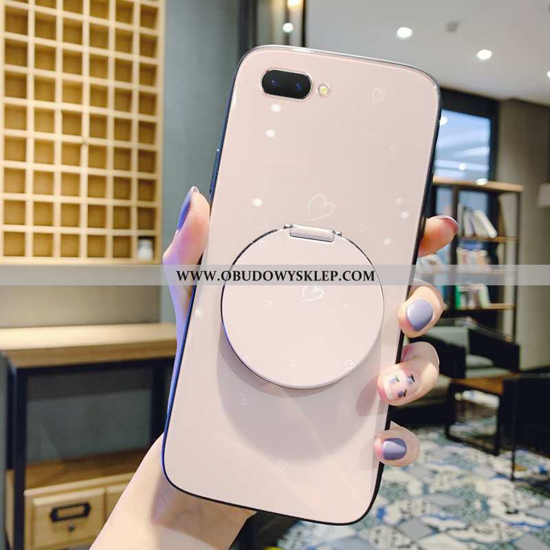 Pokrowce Oppo Ax5 Szkło Proste Ochraniacz, Obudowa Oppo Ax5 Osobowość Kosmetyczka Beżowa