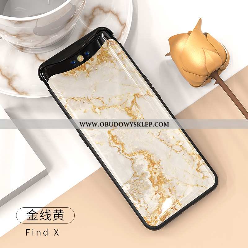 Pokrowce Oppo Find X Szkło All Inclusive Futerał, Obudowa Oppo Find X Super Cienkie Beżowa