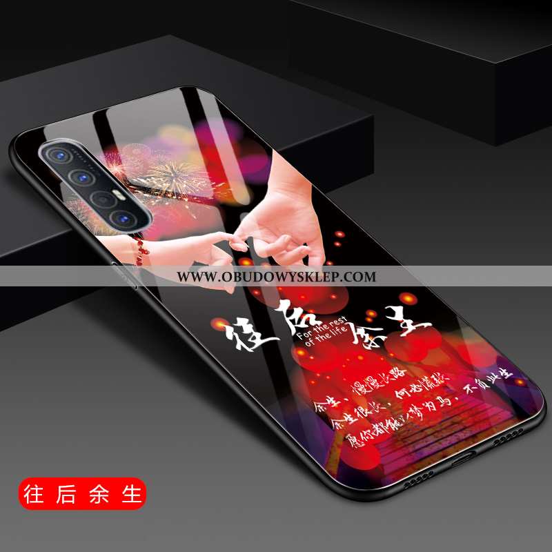Pokrowce Oppo Reno 3 Pro Ochraniacz Anti-fall Piękny, Obudowa Oppo Reno 3 Pro Szkło Czerwony Netto N