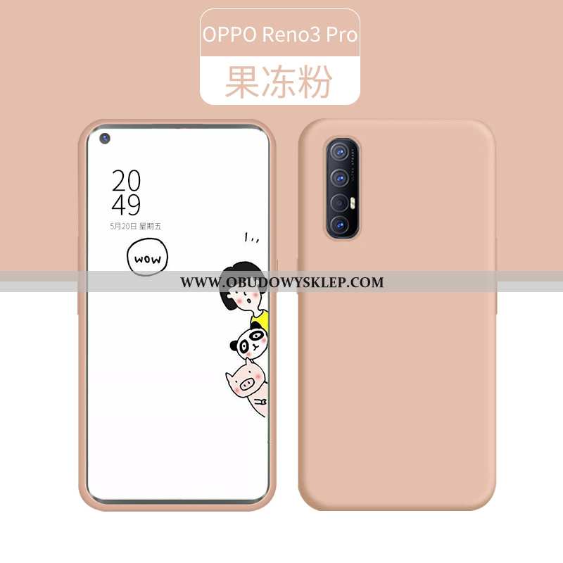 Pokrowce Oppo Reno 3 Pro Silikonowe Anti-fall Nowy, Obudowa Oppo Reno 3 Pro Super Futerał Zielone