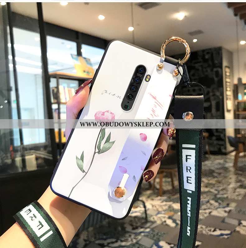 Pokrowce Oppo Reno2 Ochraniacz Futerał Zielony, Obudowa Oppo Reno2 Wiszące Ozdoby Etui Zielone