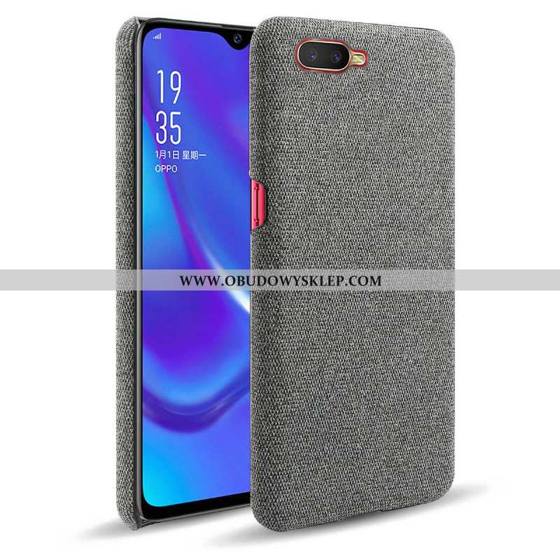 Pokrowce Oppo Rx17 Neo Ochraniacz Etui Płótno, Obudowa Oppo Rx17 Neo Telefon Komórkowy Wino Czerwone