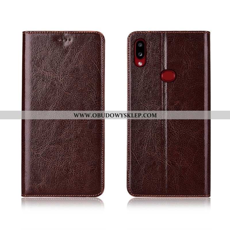 Pokrowce Samsung Galaxy A10s Miękki Prawdziwa Skóra Anti-fall, Obudowa Samsung Galaxy A10s Silikonow