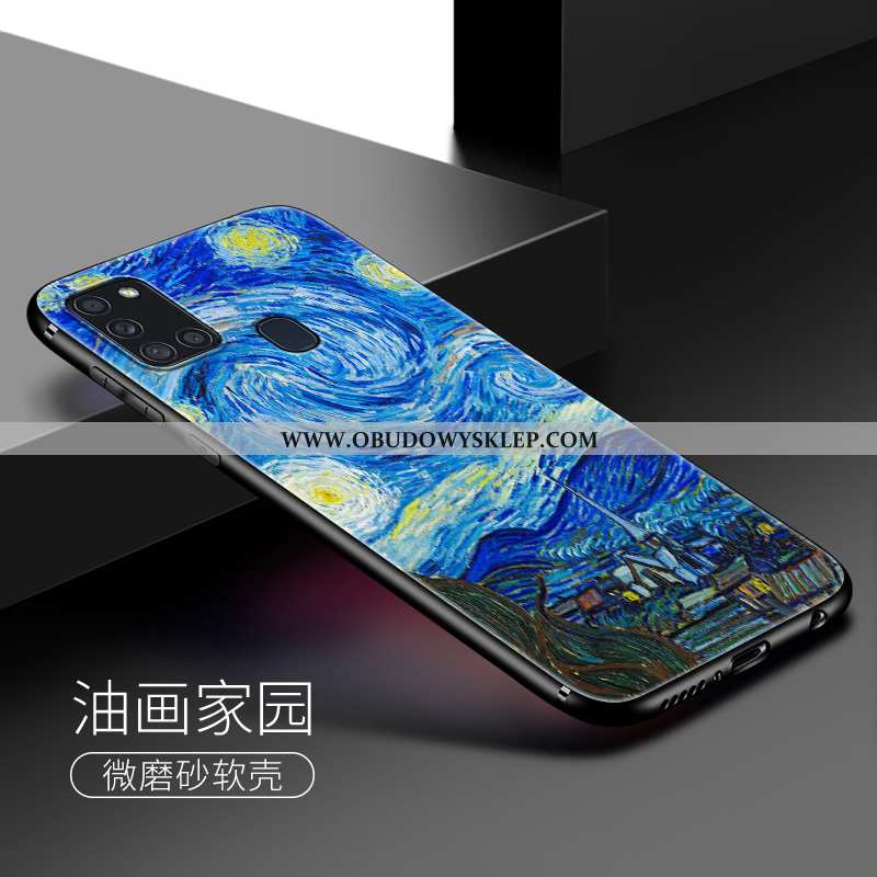 Pokrowce Samsung Galaxy A21s Miękki Futerał Nubuku, Obudowa Samsung Galaxy A21s Silikonowe Osobowość