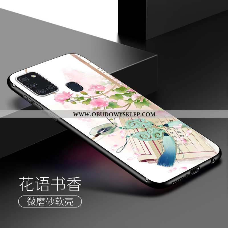 Pokrowce Samsung Galaxy A21s Miękki Różowe Futerał, Obudowa Samsung Galaxy A21s Silikonowe Elegancki
