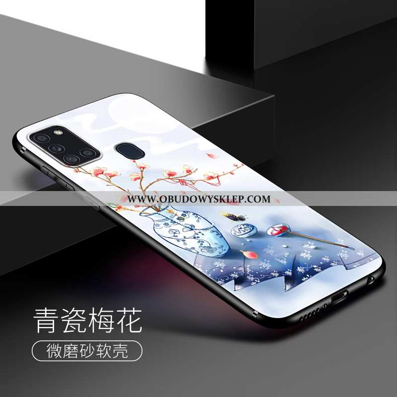 Pokrowce Samsung Galaxy A21s Miękki Różowe Futerał, Obudowa Samsung Galaxy A21s Silikonowe Elegancki