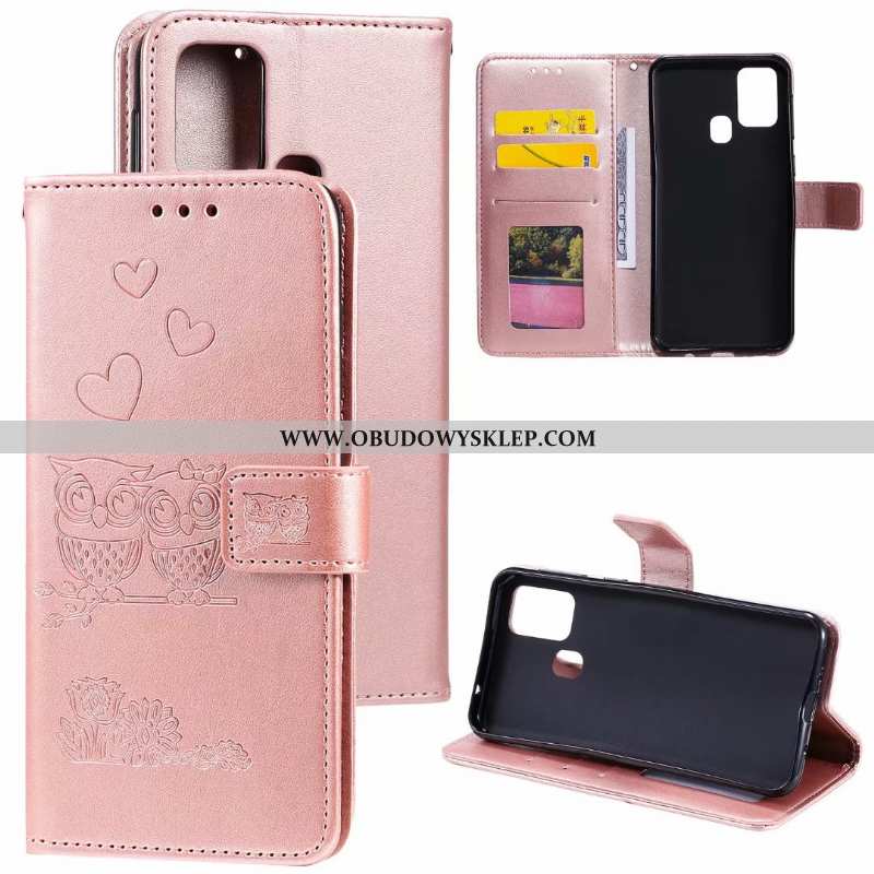 Pokrowce Samsung Galaxy A21s Ochraniacz Szary Futerał, Obudowa Samsung Galaxy A21s Skórzane Etui Sza
