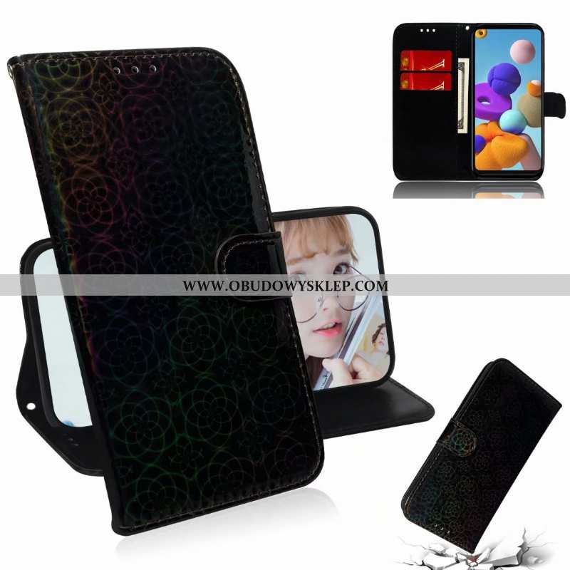 Pokrowce Samsung Galaxy A21s Skórzane Etui Jednolity Kolor Telefon Komórkowy, Obudowa Samsung Galaxy