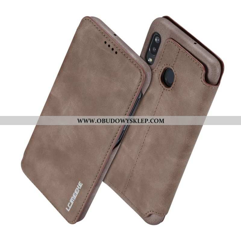 Pokrowce Samsung Galaxy A40 Ochraniacz Skóra Klapa, Obudowa Samsung Galaxy A40 Skórzane Etui Anti-fa