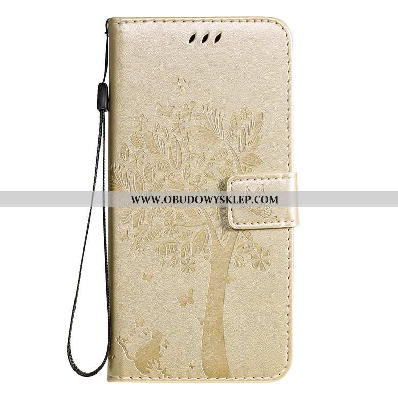 Pokrowce Samsung Galaxy A41 Skórzane Etui All Inclusive Kotek, Obudowa Samsung Galaxy A41 Silikonowe