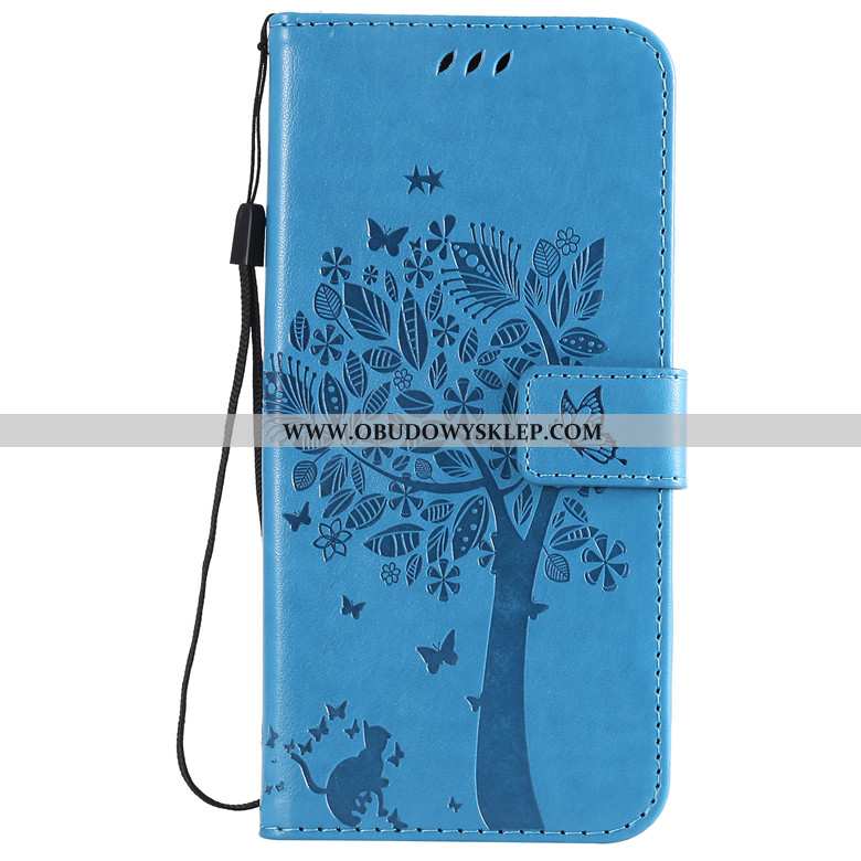 Pokrowce Samsung Galaxy A41 Skórzane Etui All Inclusive Kotek, Obudowa Samsung Galaxy A41 Silikonowe