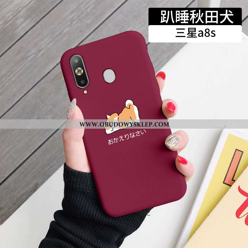 Pokrowce Samsung Galaxy A8s Silikonowe Niebieski Kreskówka, Obudowa Samsung Galaxy A8s Nubuku Cienki
