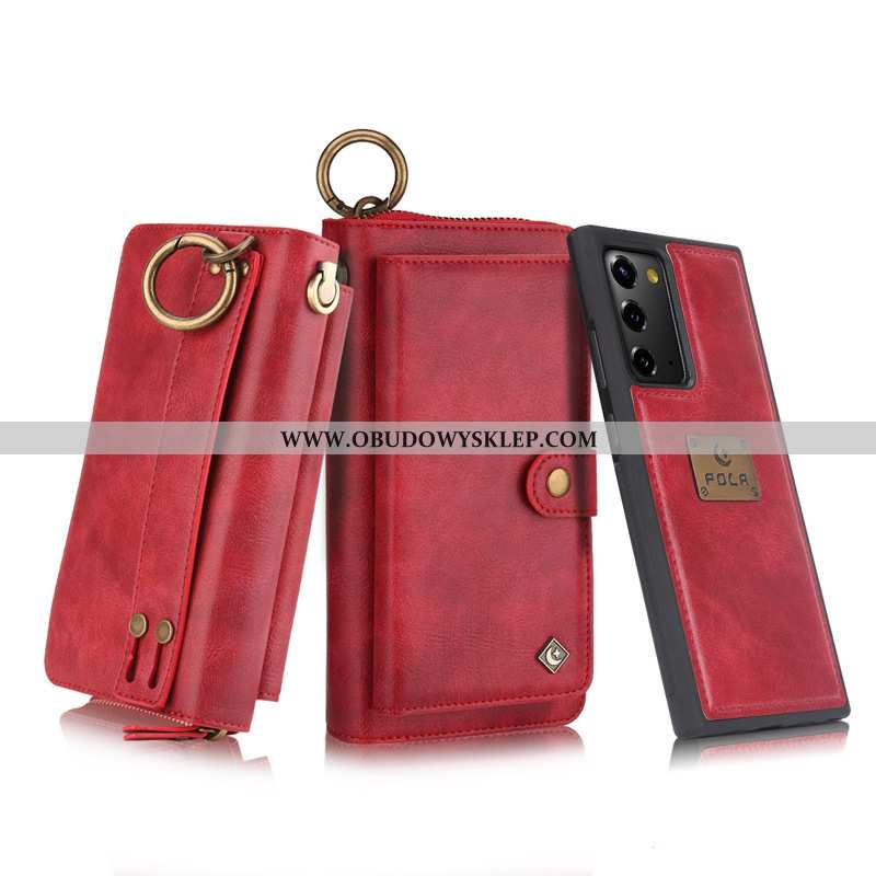 Pokrowce Samsung Galaxy Note20 Skórzane Etui Gwiazda Pokrowce, Obudowa Samsung Galaxy Note20 Futerał