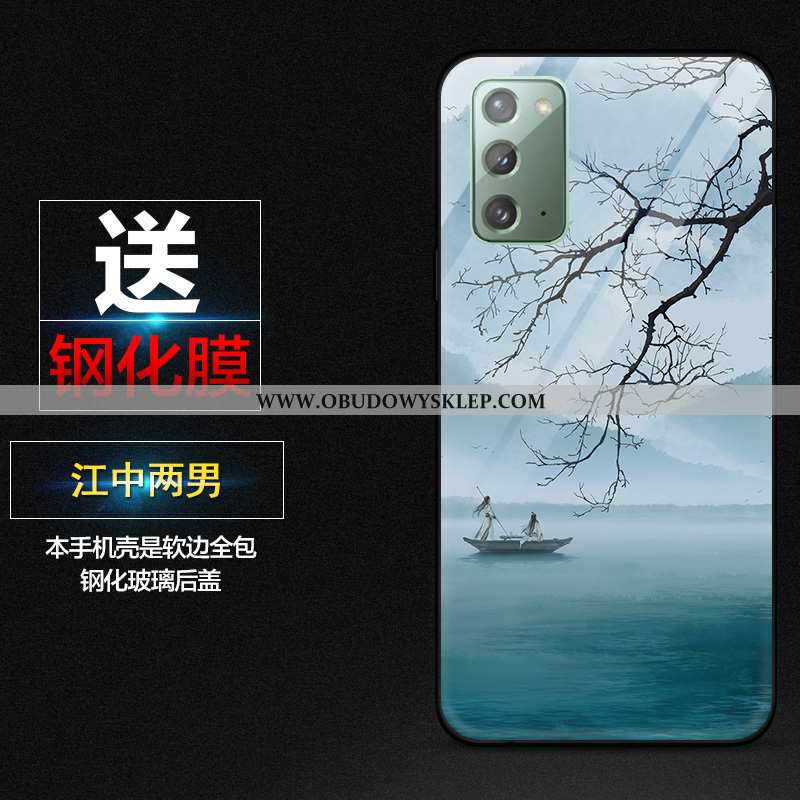 Pokrowce Samsung Galaxy Note20 Trendy Niebieski Atrament, Obudowa Samsung Galaxy Note20 Ochraniacz E