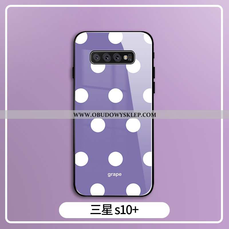 Pokrowce Samsung Galaxy S10+ Ochraniacz Lustro Mały, Obudowa Samsung Galaxy S10+ Szkło Telefon Komór