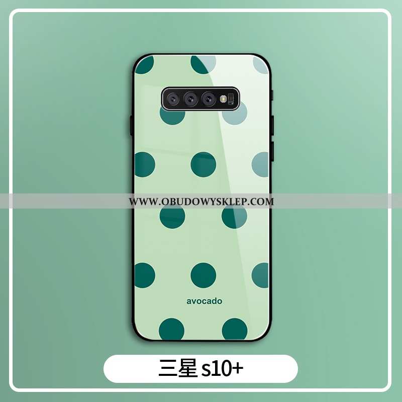 Pokrowce Samsung Galaxy S10+ Ochraniacz Lustro Mały, Obudowa Samsung Galaxy S10+ Szkło Telefon Komór