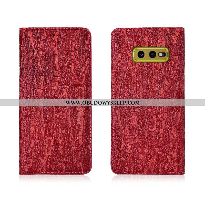Pokrowce Samsung Galaxy S10e Skórzane Etui Drzewa Nowy, Obudowa Samsung Galaxy S10e Prawdziwa Skóra 