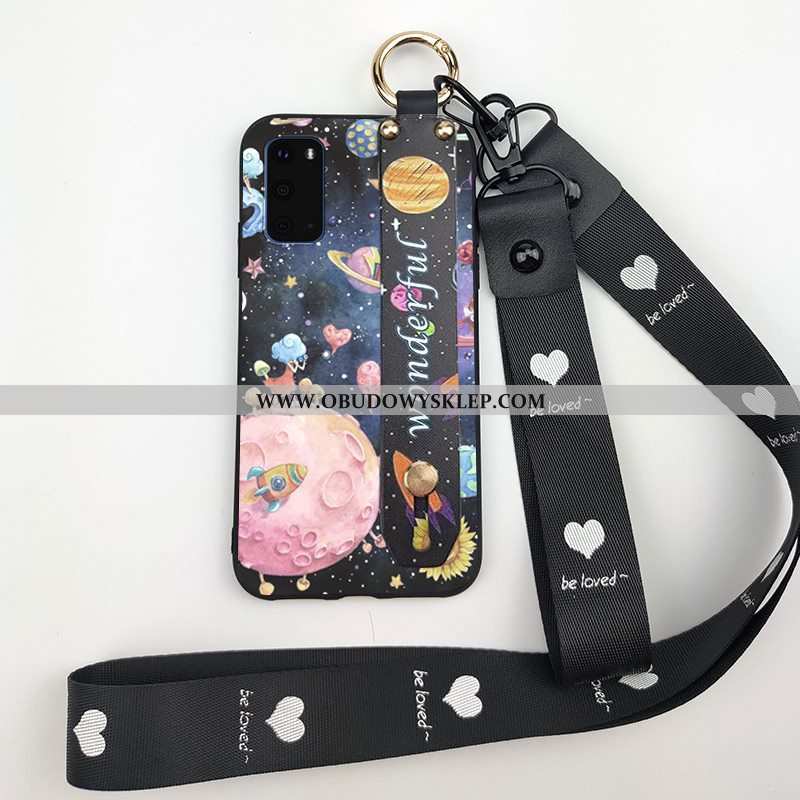 Pokrowce Samsung Galaxy S20 Kreskówka Miękki Ochraniacz, Obudowa Samsung Galaxy S20 Trendy Czarny Cz